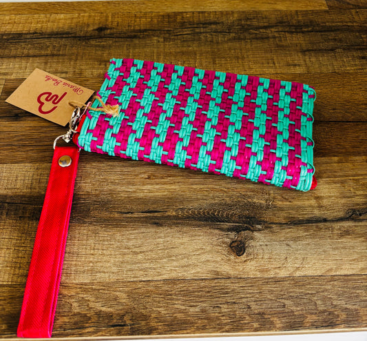 Porte-Téléphone pied-de-poule— Compact, pratique et stylé 📲 🌈😻