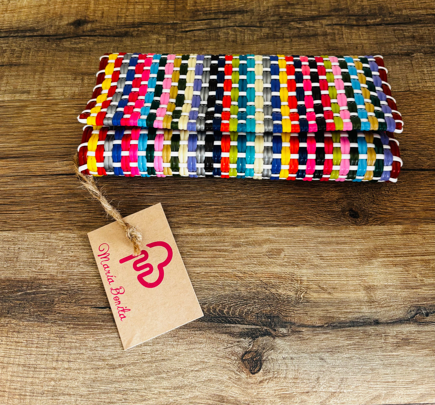 Portefeuille à Boutons-Pression colored squares🌈