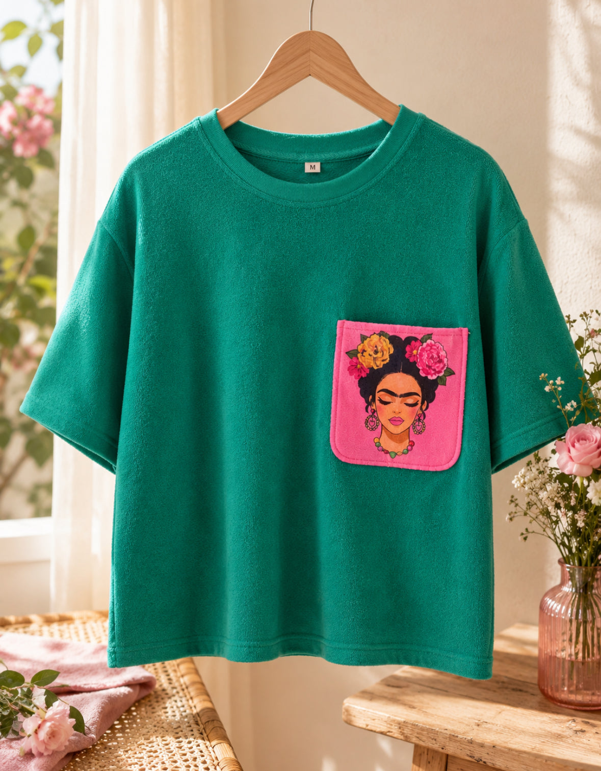 T-shirt oversize éponge "Frida lovers"