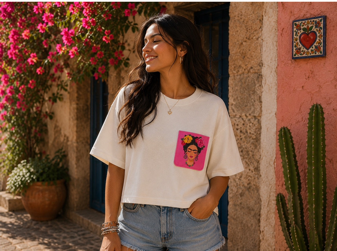 T-shirt oversize éponge "Frida lovers"
