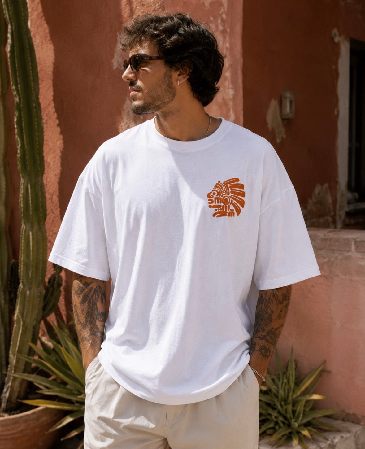 T-shirt Oversize "Ni de aquí, ni de allá" homme