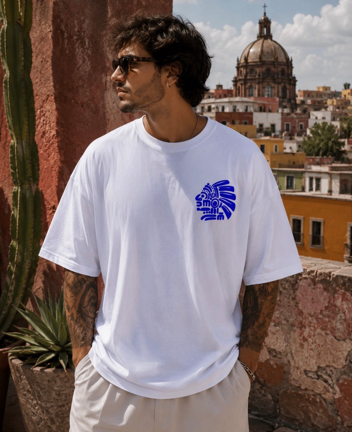 T-shirt Oversize "Ni de aquí, ni de allá" homme