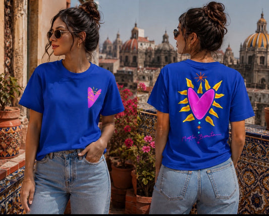 T-shirt Col rond "Rayonner"