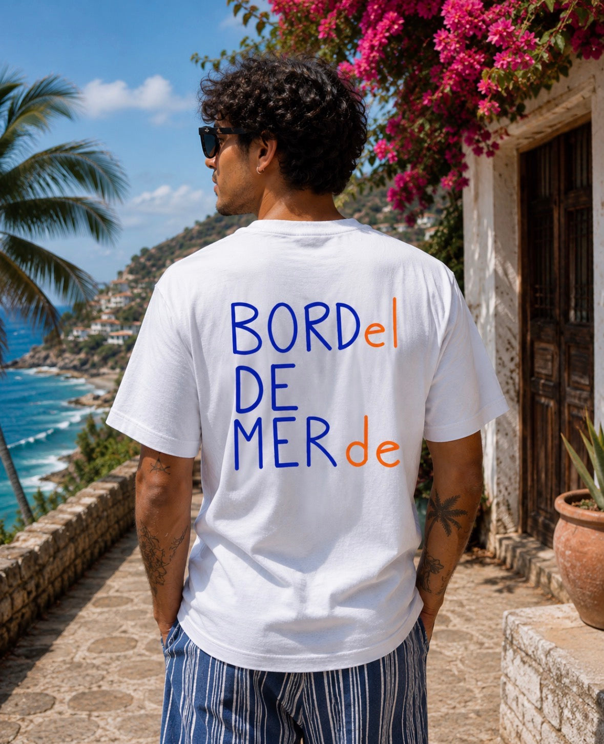 T-shirt Oversize "BORD DE MER" homme