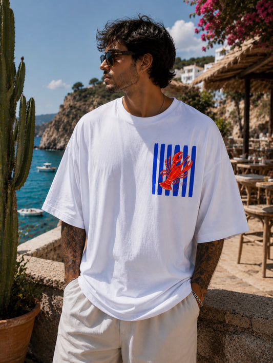 T-shirt Oversize "BORD DE MER" homme