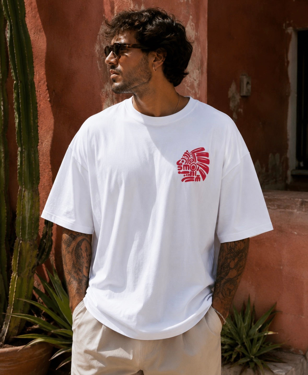 T-shirt Oversize "Ni de aquí, ni de allá" homme