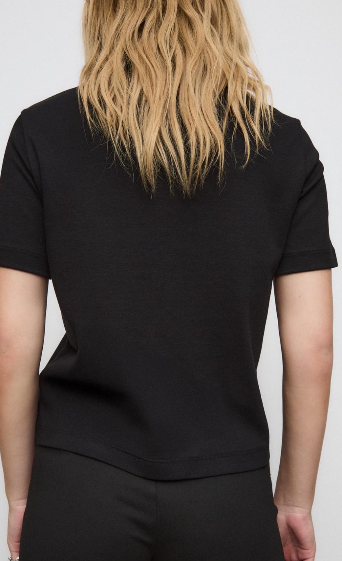 T-shirt regular fit noir à personnaliser
