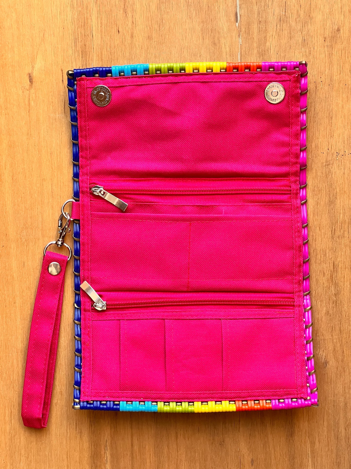 Portefeuille à Boutons-Pression colored squares🌈